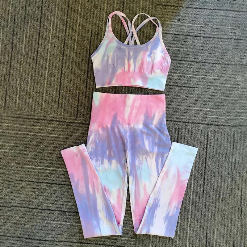 Watercolor Leggings Set